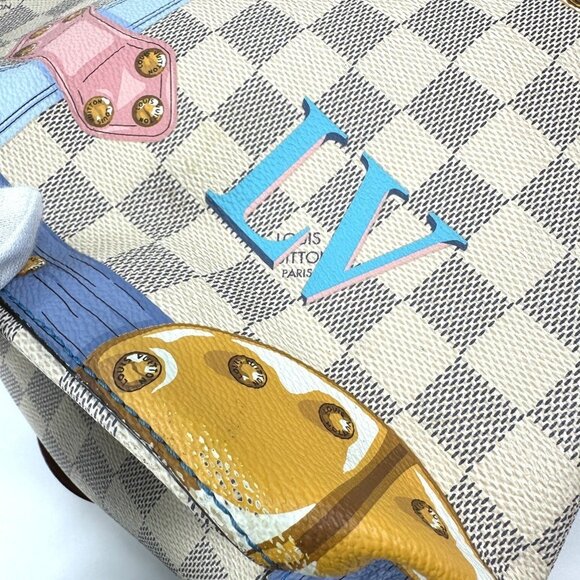 LOUIS VUITTON White Damier Shoulder Bag - Picture 15 of 15